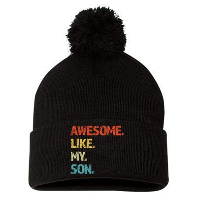 Fathers Day Gift Funny Dad Pom Pom 12in Knit Beanie