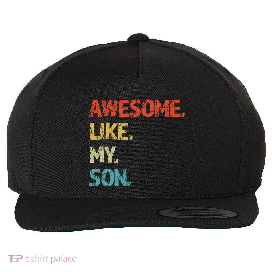 Fathers Day Gift Funny Dad Wool Snapback Cap