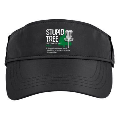 Funny Disc Golfer Gift Outdoor Sports Stupid Tree Disc Golf Adult Drive Performance Visor