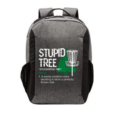 Funny Disc Golfer Gift Outdoor Sports Stupid Tree Disc Golf Vector Backpack