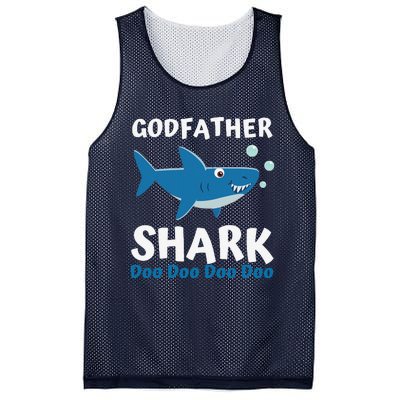 Fathers Day Gift From Godson Goddaughter Godfather Shark Mesh Reversible Basketball Jersey Tank