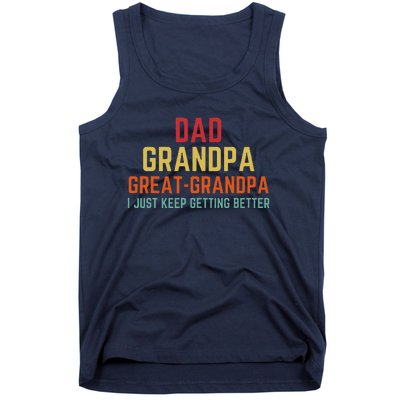 Fathers Day Gift From Grand Dad Grandpa Great Grandpa Tank Top