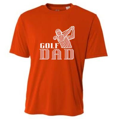 Father's Day Golf Dad Best Dad By Par Gift For Dad Cooling Performance Crew T-Shirt