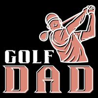 Father's Day Golf Dad Best Dad By Par Gift For Dad Drawstring Bag