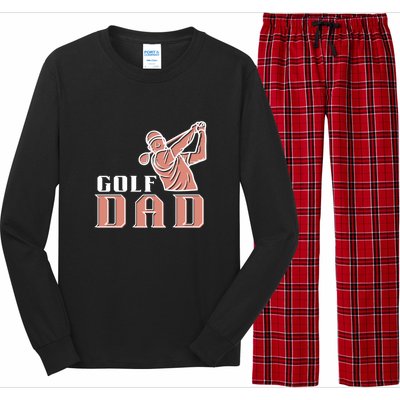 Father's Day Golf Dad Best Dad By Par Gift For Dad Long Sleeve Pajama Set