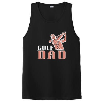 Father's Day Golf Dad Best Dad By Par Gift For Dad PosiCharge Competitor Tank