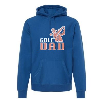 Father's Day Golf Dad Best Dad By Par Gift For Dad Premium Hoodie