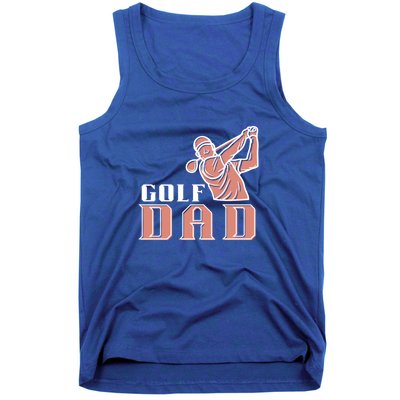 Father's Day Golf Dad Best Dad By Par Gift For Dad Tank Top