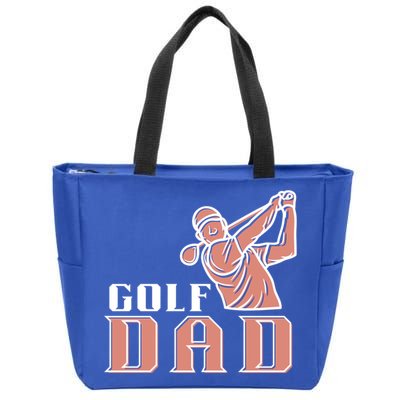 Father's Day Golf Dad Best Dad By Par Gift For Dad Zip Tote Bag