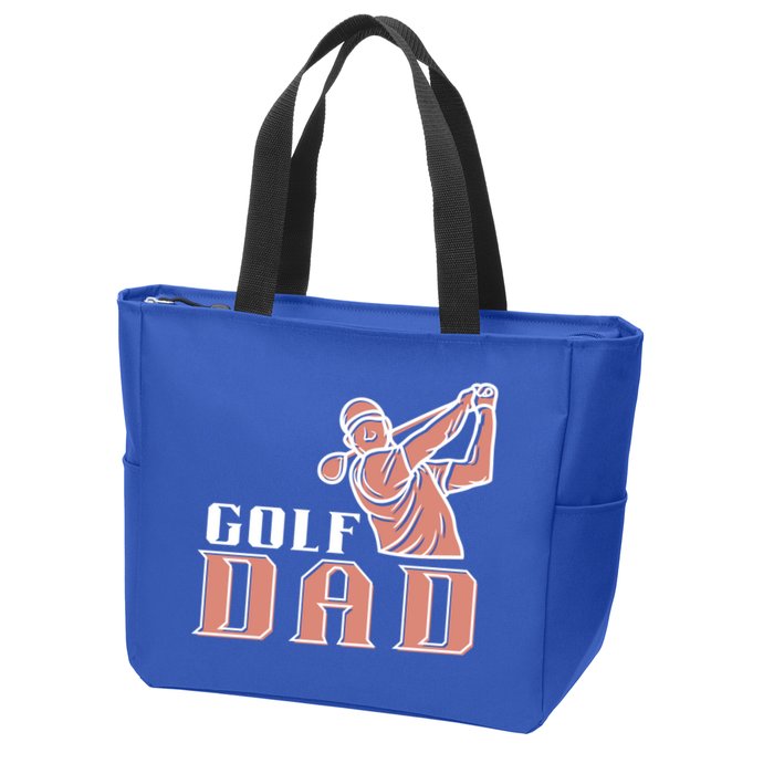 Father's Day Golf Dad Best Dad By Par Gift For Dad Zip Tote Bag