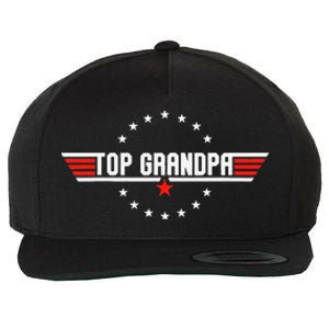 Fathers Day Gift Grandpa Gift From Grand Son Daughter Gift Wool Snapback Cap