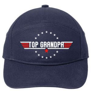 Fathers Day Gift Grandpa Gift From Grand Son Daughter Gift 7-Panel Snapback Hat