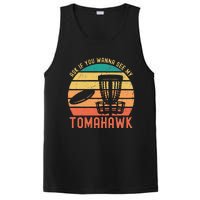 Funny Disc Golf Sport See My Tomahawk Retro Frissbee Golf PosiCharge Competitor Tank