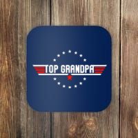 Fathers Day Gift Grandpa Gift From Grand Son Daughter Coaster