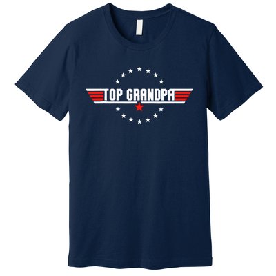 Fathers Day Gift Grandpa Gift From Grand Son Daughter Premium T-Shirt