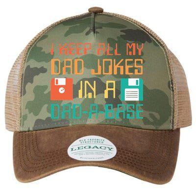 Fathers Day Gift Dad A Base Funny Dad Joke Dad Legacy Tie Dye Trucker Hat