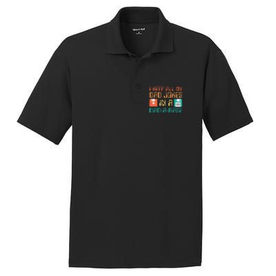 Fathers Day Gift Dad A Base Funny Dad Joke Dad PosiCharge RacerMesh Polo