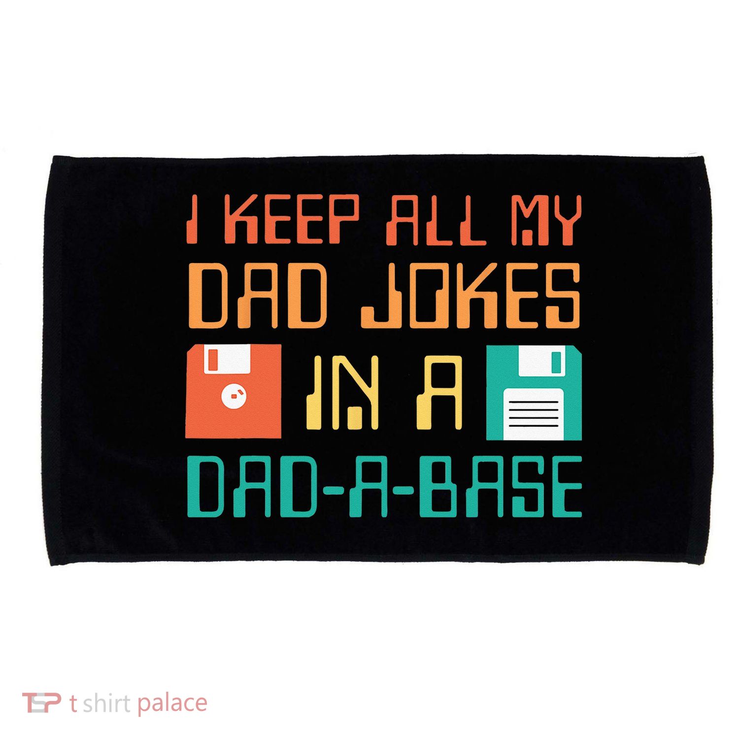 Fathers Day Gift Dad A Base Funny Dad Joke Dad Microfiber Hand Towel