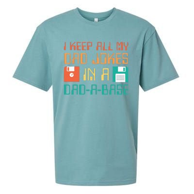 Fathers Day Gift Dad A Base Funny Dad Joke Dad Sueded Cloud Jersey T-Shirt