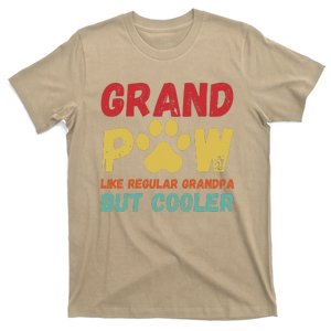 Fathers Day Gift Grandpaw Like Regular Grandpa But Cooler T-Shirt