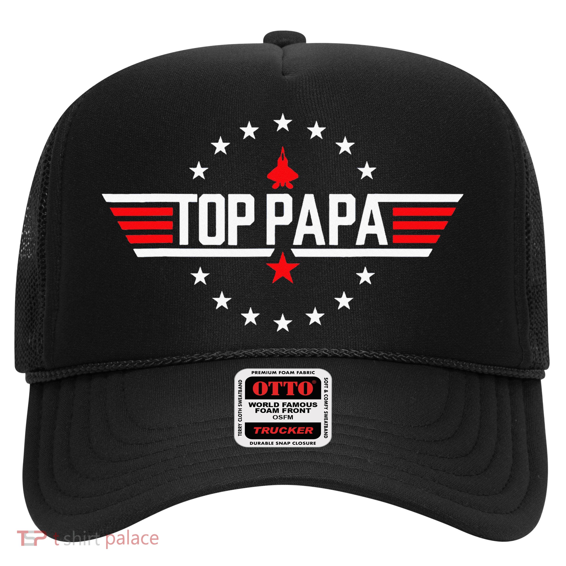 Fathers Day Gift Papa Gift From Grandkids Son Daughter Trucker Hat