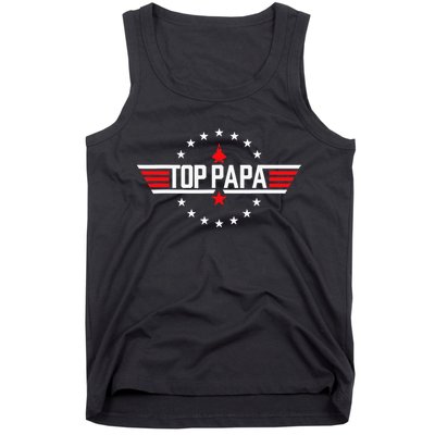 Fathers Day Gift Papa Gift From Grandkids Son Daughter Tank Top