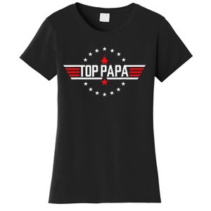 Fathers Day Gift Papa Gift From Grandkids Son Daughter Women's T-Shirt