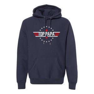 Fathers Day Gift Papa Gift From Grand Son Daughter Premium Hoodie