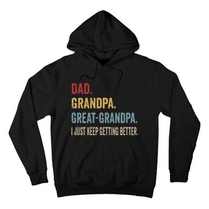 Fathers Day Gift From Grandkids Dad Grandpa Great Hoodie