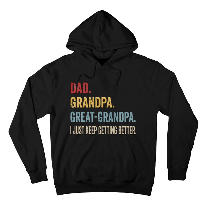 Fathers Day Gift From Grandkids Dad Grandpa Great Hoodie