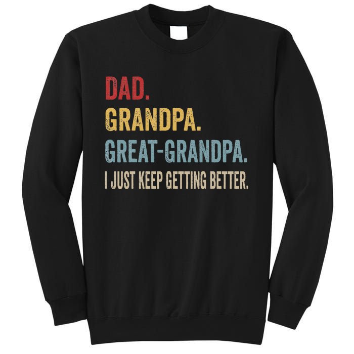 Fathers Day Gift From Grandkids Dad Grandpa Great Sweatshirt