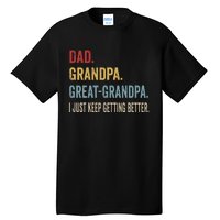 Fathers Day Gift From Grandkids Dad Grandpa Great Tall T-Shirt