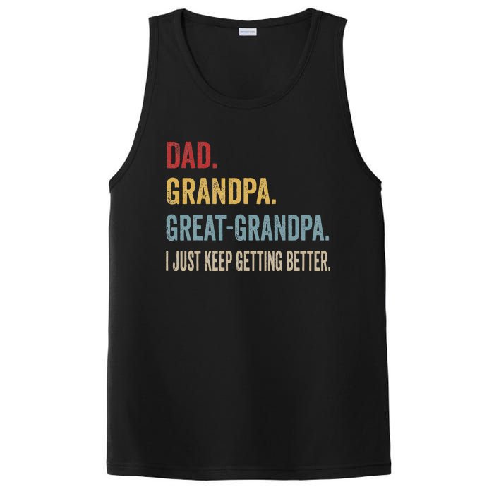 Fathers Day Gift From Grandkids Dad Grandpa Great PosiCharge Competitor Tank