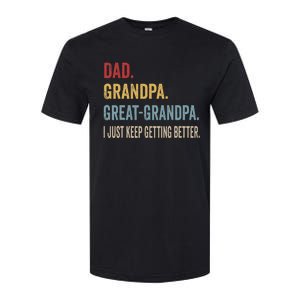 Fathers Day Gift From Grandkids Dad Grandpa Great Softstyle CVC T-Shirt