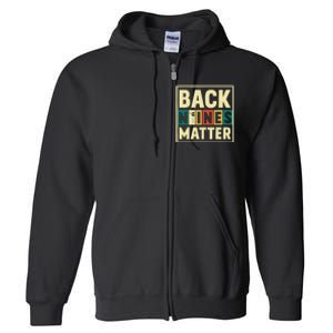 Funny Disc Golf Back Nines Matter II Full Zip Hoodie