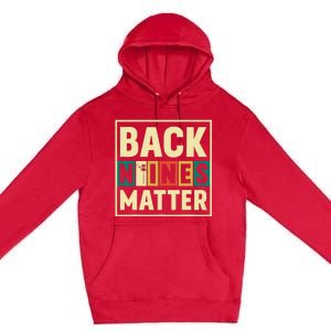 Funny Disc Golf Back Nines Matter II Premium Pullover Hoodie