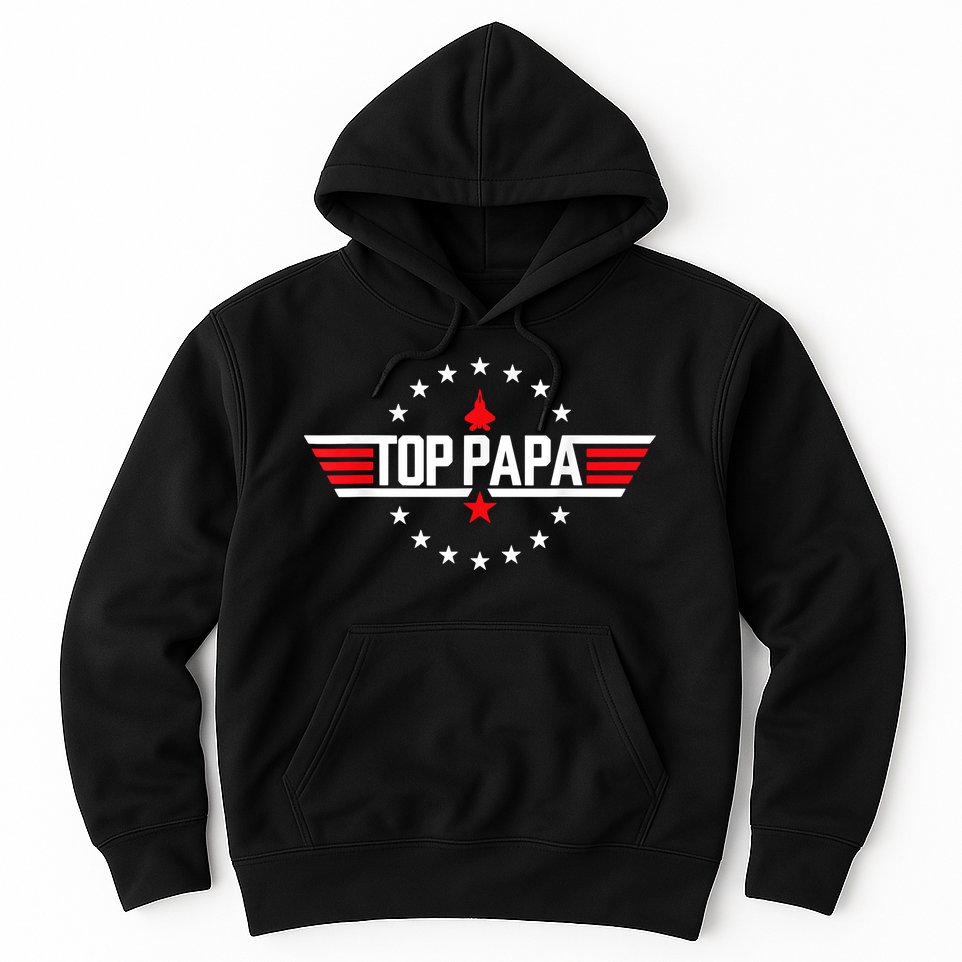 Fathers Day Gift Papa Gift From Grandkids Son Daughter Hoodie