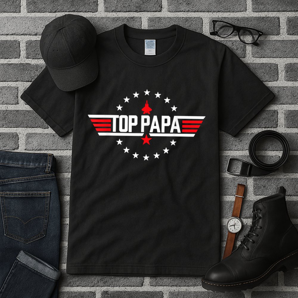 Fathers Day Gift Papa Gift From Grandkids Son Daughter Tall T-Shirt