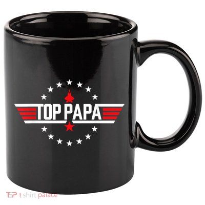 Fathers Day Gift Papa Gift From Grandkids Son Daughter 11oz C Handle Ceramic Mug
