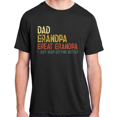 Fathers Day Gift from Grand Dad Grandpa Great Grandpa Adult ChromaSoft Performance T-Shirt