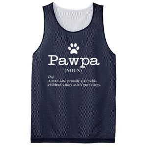 Funny Dog Grandpa Pawpa Defintion Mesh Reversible Basketball Jersey Tank