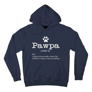 Funny Dog Grandpa Pawpa Defintion Tall Hoodie