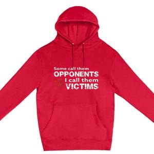 Funny Disc Golf Some Call Them Opponents Premium Pullover Hoodie