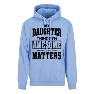 Fathers Day Gift From Daughter Awesome Dad Or Mom Gift Cool Gift Unisex Surf Hoodie