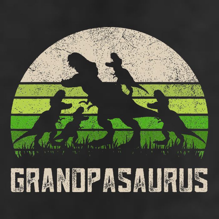 Fathers Day Grandpa Grandpasaurus Dinosaur Adult Drive Performance Visor