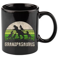 Fathers Day Grandpa Grandpasaurus Dinosaur 11oz C Handle Ceramic Mug