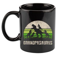 Fathers Day Grandpa Grandpasaurus Dinosaur 11oz C Handle Ceramic Mug