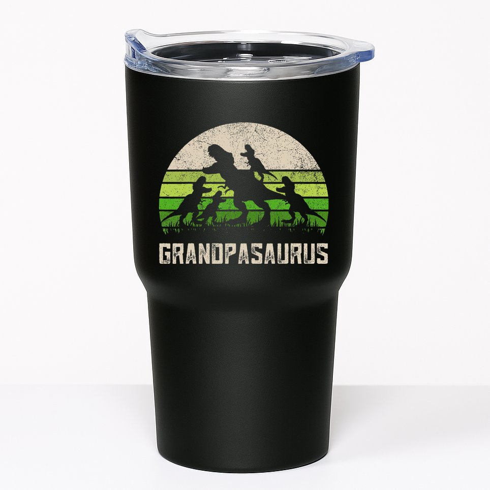 Fathers Day Grandpa Grandpasaurus Dinosaur Tumbler