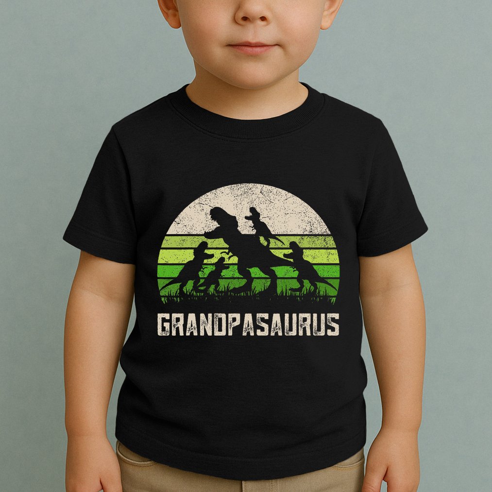 Fathers Day Grandpa Grandpasaurus Dinosaur Toddler T-Shirt