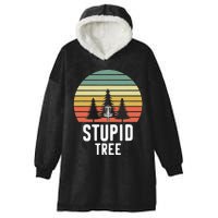 Funny Disc Golf Retro Hit Trees And Curse Disc Golfer Lovers Hooded Wearable Blanket